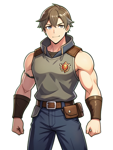 Farmer Muscle Harvest - Free 384×512 Pixel Sprite | FreeGameSprites