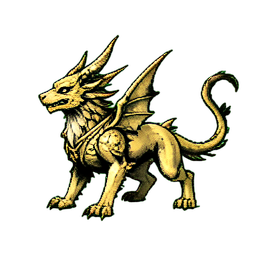 Golden Raptor Mount - Free 256×256 Pixel Sprite | FreeGameSprites