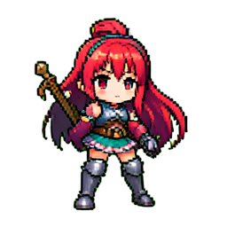Sky Priestess Feathered Robe - Free 256×256 Pixel Sprite | FreeGameSprites