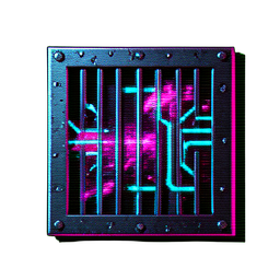 Metal Grate (Cyberpunk) - Free 256×256 Pixel Sprite | FreeGameSprites