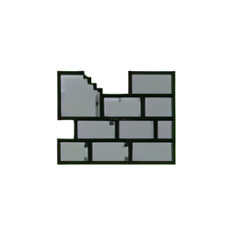 Ruins Wall (Low-Res) - Free 256×256 Pixel Sprite | FreeGameSprites